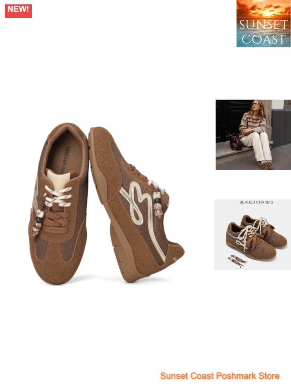 Retro Fashion Sneakers Women's Cushioned Walking Shoes Breathable